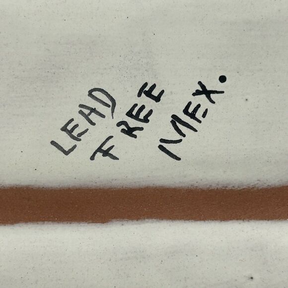 Mexican Hand Painted Pottery Baking Casserole Dish Floral Folk Art  13”x9”x3” - Picture 15 of 15